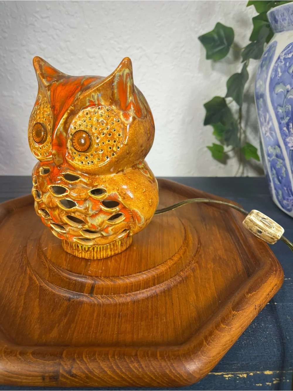 Vintage charming owl